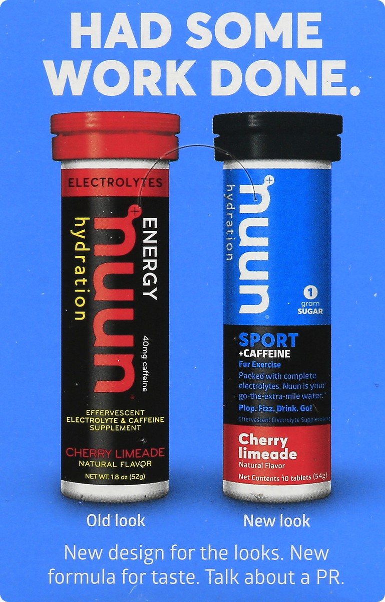 slide 3 of 13, Nuun Hydration Cherry Limeade Sport + Caffeine 8 ea, 8 ct