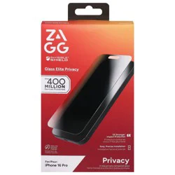 ZAGG InvisibleShield Glass Elite Privacy Tempered Glass Screen Protector
