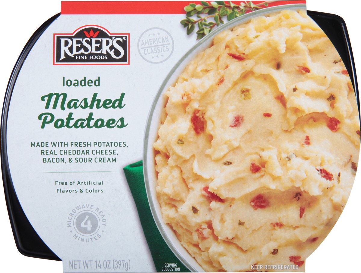 slide 7 of 9, Reser's Resers Loaded Mashed Potatoes - 14 OZ, 14 oz