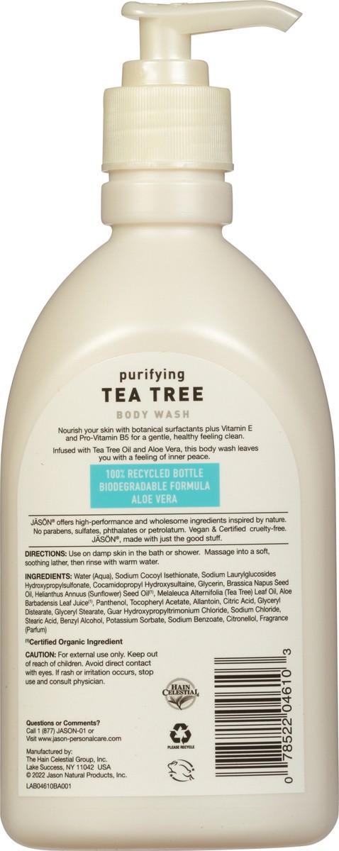 slide 8 of 9, Jason Purifying Tea Tree Body Wash 16 fl oz, 16 oz