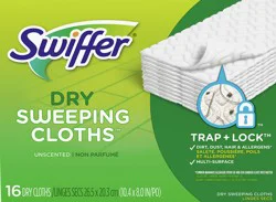 Swiffer Dry Unscented Sweeping Cloths 16 ea