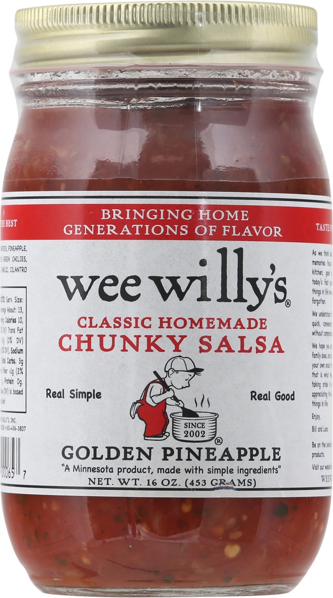 slide 7 of 12, Wee Willy's Pineapple Salsa, 16 oz