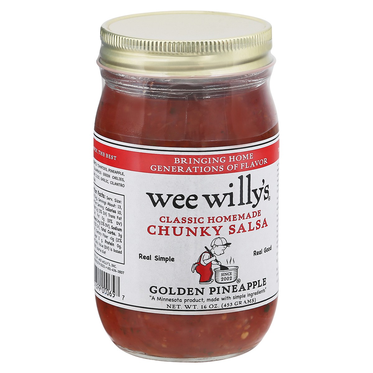 slide 9 of 12, Wee Willy's Pineapple Salsa, 16 oz