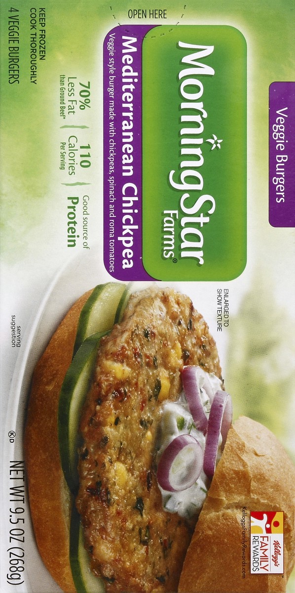 slide 8 of 8, MorningStar Farms Veggie Burgers 4 ea, 4 ct