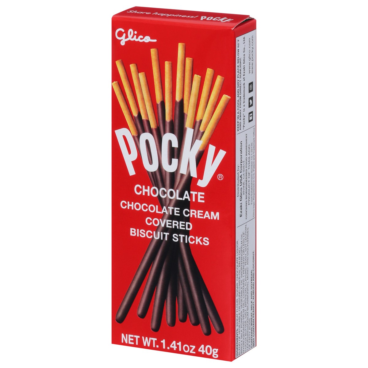 slide 8 of 9, Pocky Chocolate Cream Covered Chocolate Biscuit Sticks 1.41 oz, 1.41 oz