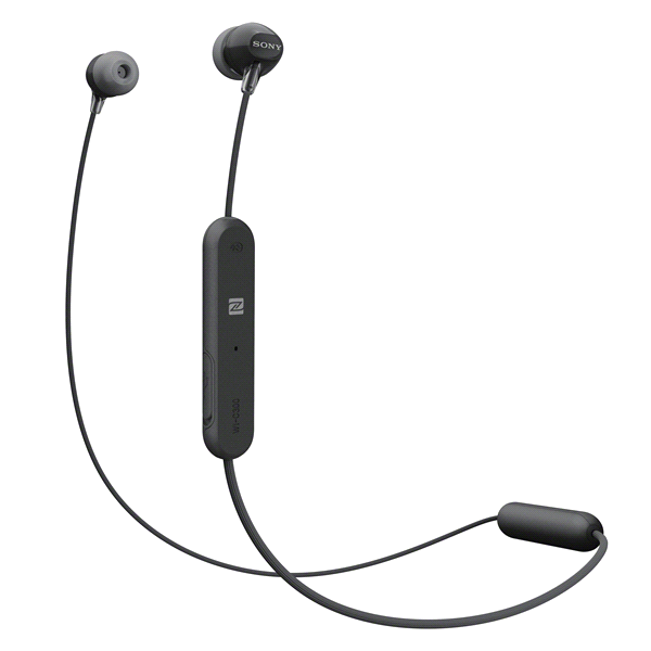 slide 1 of 4, Sony Wireless In-Ear Headphones - Black WIC300/B, 1 ct