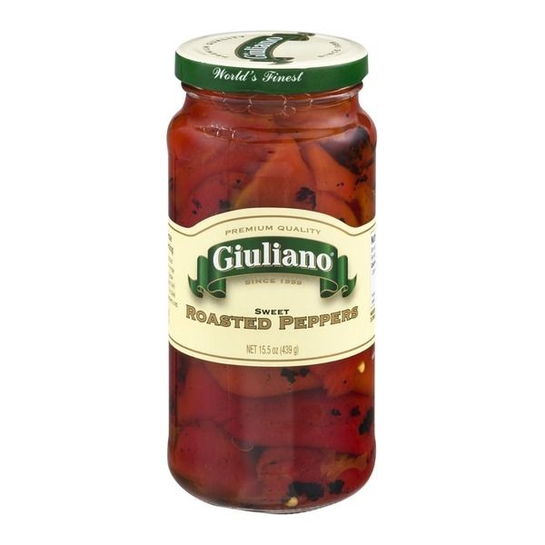 slide 1 of 2, Giuliano Roasted Peppers Sweet, 15.5 oz