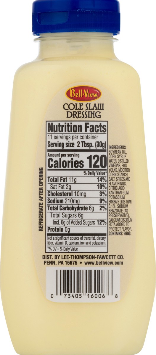 slide 11 of 13, Bell-View Squeezable Cole Slaw Dressing 12 oz, 12 oz