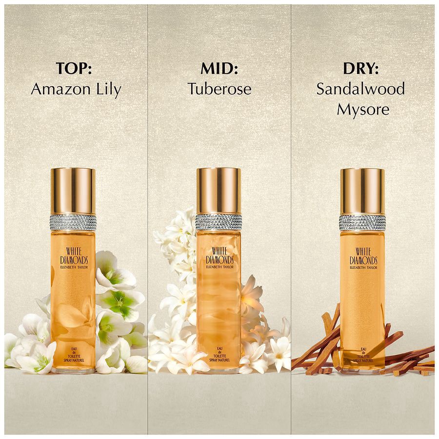 slide 2 of 5, Elizabeth Taylor White Diamonds Fragrance Spray, 0.5 fl oz