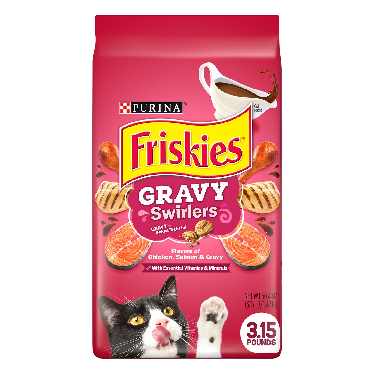 slide 1 of 1, Friskies Gravy Swirlers, 3.15 lb