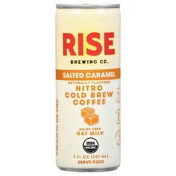 Rise Brewing Co Coffee Nitro Cold Brew Salted Caramel- 7 fl oz