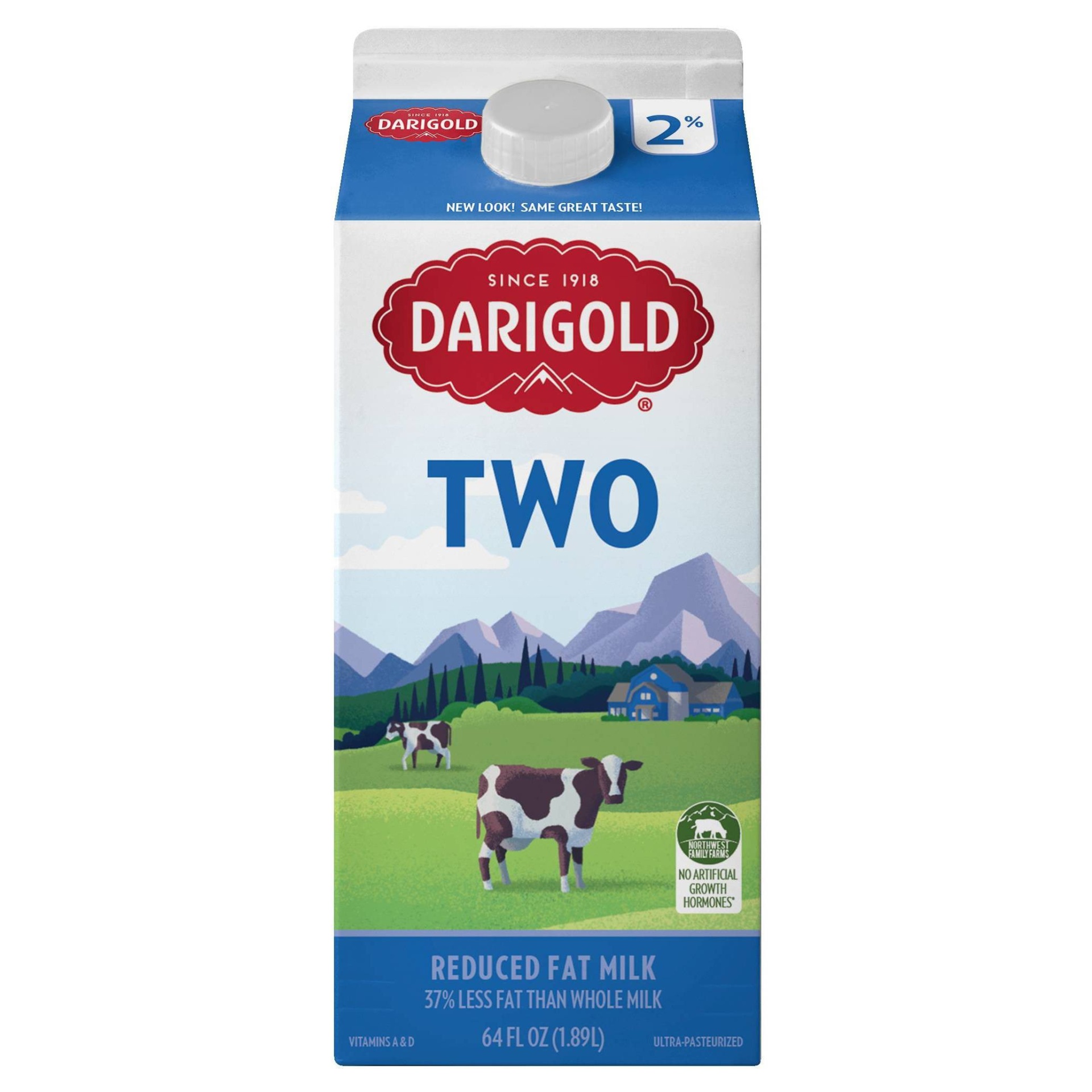 slide 1 of 8, Darigold Milk Reduced Fat 2% - Half Gallon, 1/2 gal