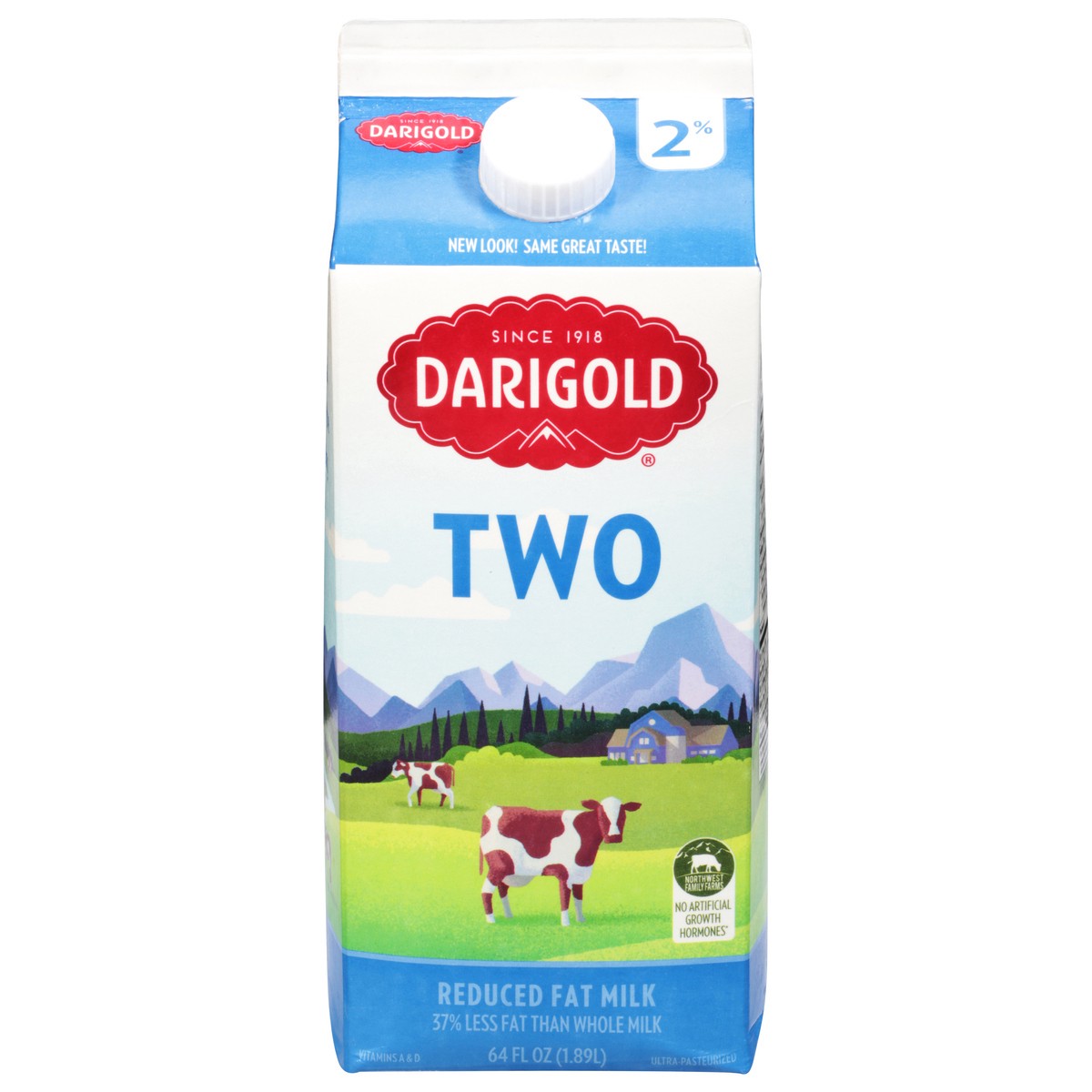 slide 1 of 9, Darigold 2% Two Reduced Fat Milk 64 fl oz, 64 fl oz