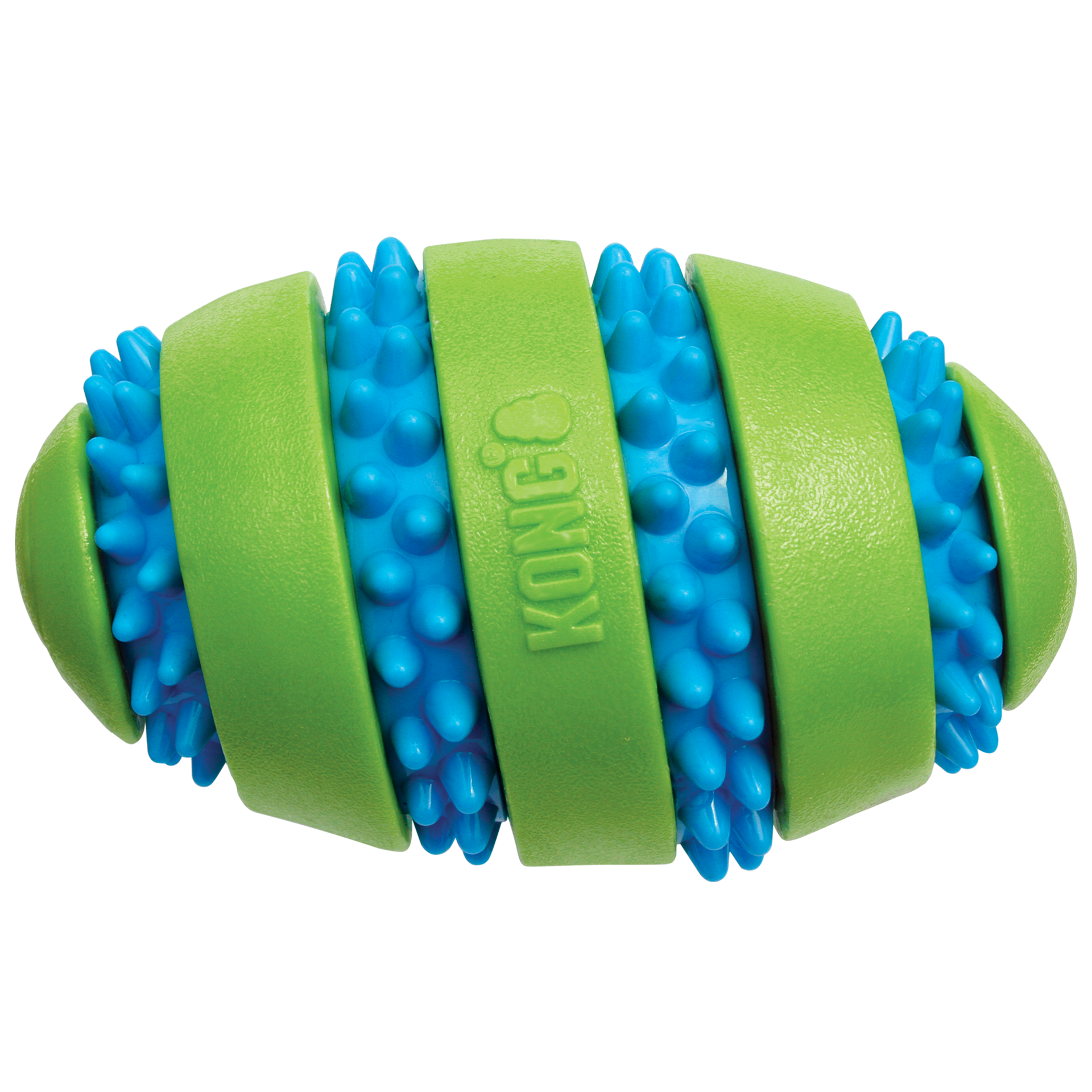 slide 1 of 4, KONG Squeezz Goomz Football Md, 1 ct