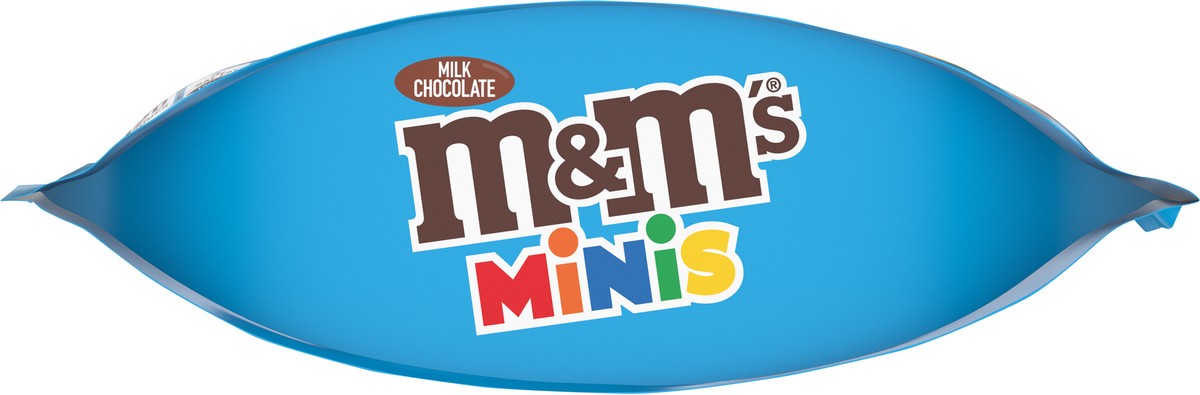 slide 9 of 9, M&M's MINIS Milk Chocolate Candy Assortment, Family Size, 16.9 oz Resealable Bulk Chocolate Candy Bag, 16.90 oz