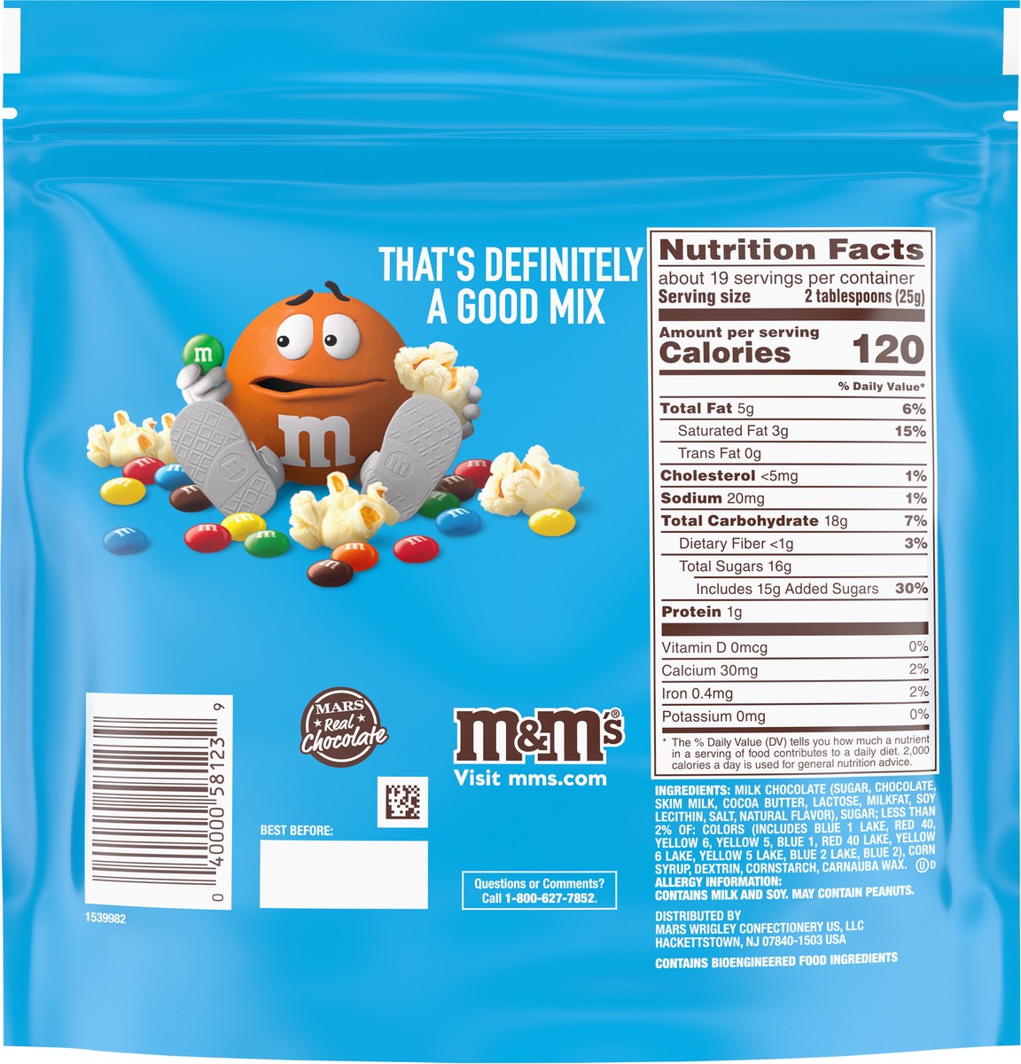 slide 6 of 9, M&M's MINIS Milk Chocolate Candy Assortment, Family Size, 16.9 oz Resealable Bulk Chocolate Candy Bag, 16.90 oz