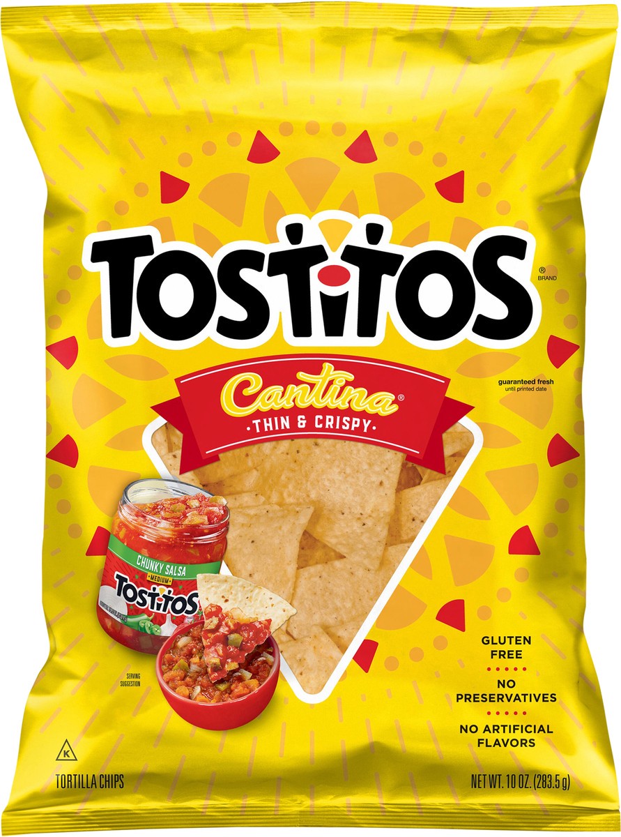 slide 2 of 3, Tostitos Cantina Tortilla Chips Thin & Crispy 10 Oz, 10 oz