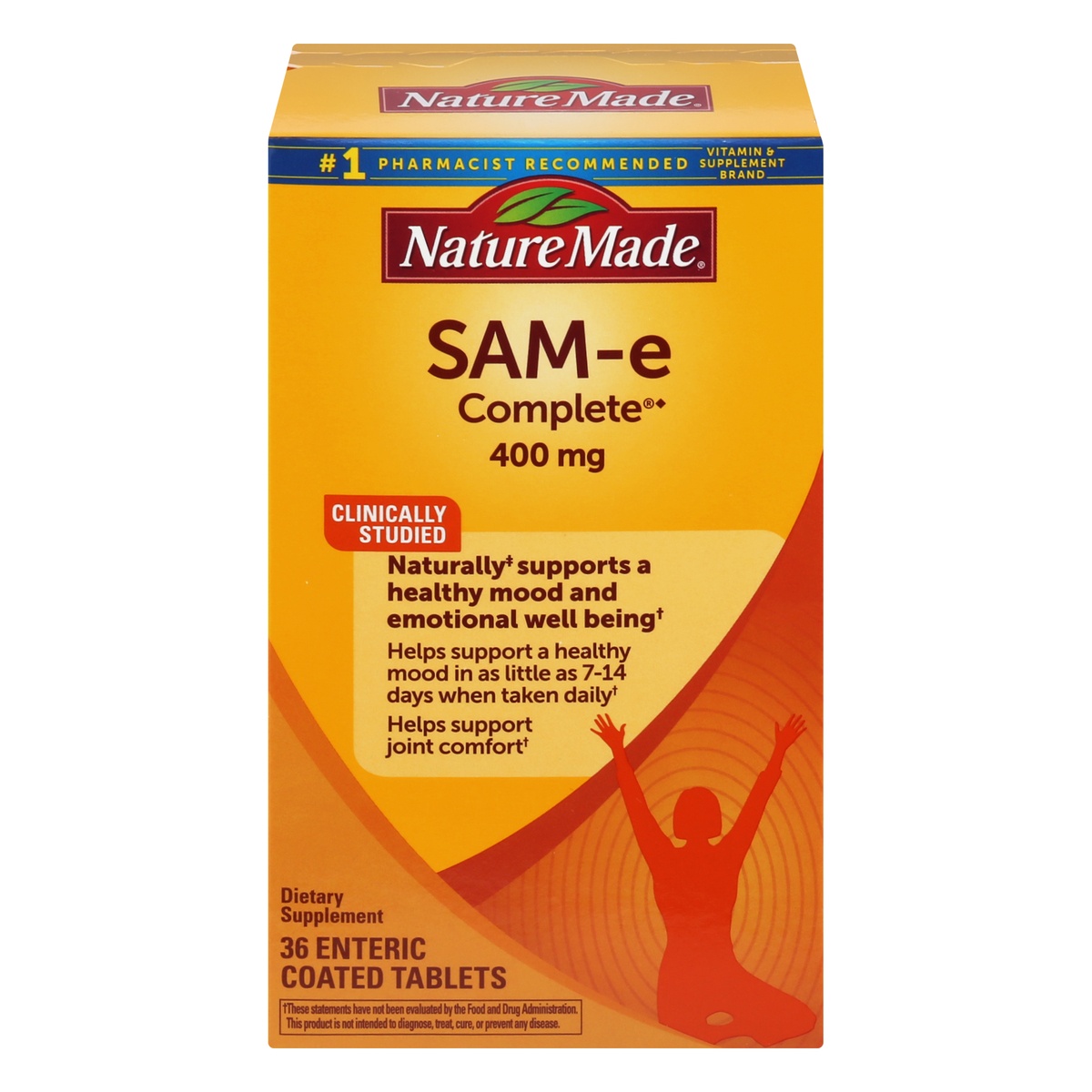 slide 1 of 1, Nature Made Sam-e Complete Dietary Supplement Tablets, 36 ct