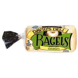 David's Deli Onion Bagels