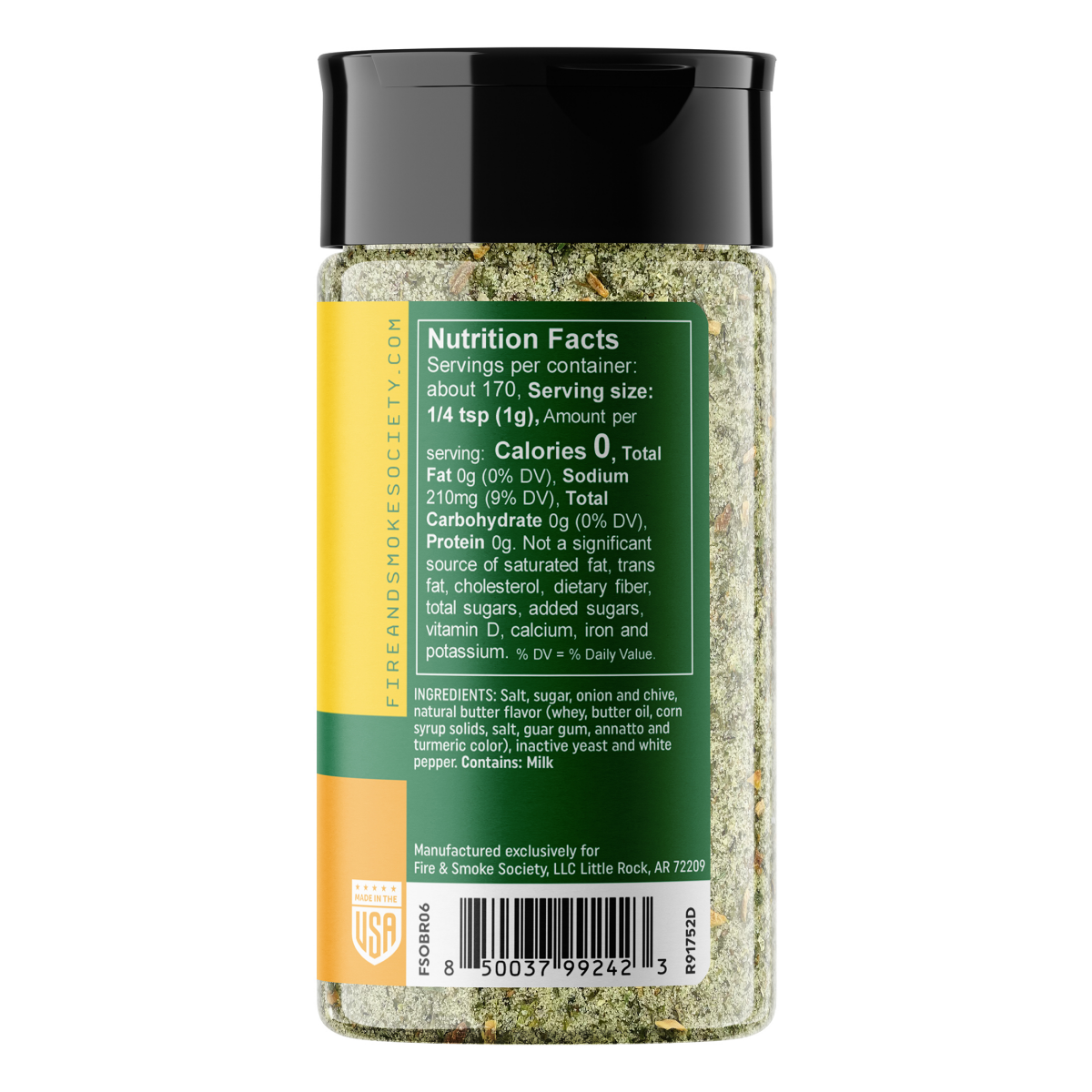 slide 3 of 9, Fire & Smoke Society Onion Butter All-Purpose Blend 6 oz, 6 oz