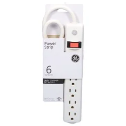 GE 6 Outlets Power Strip 1 ea