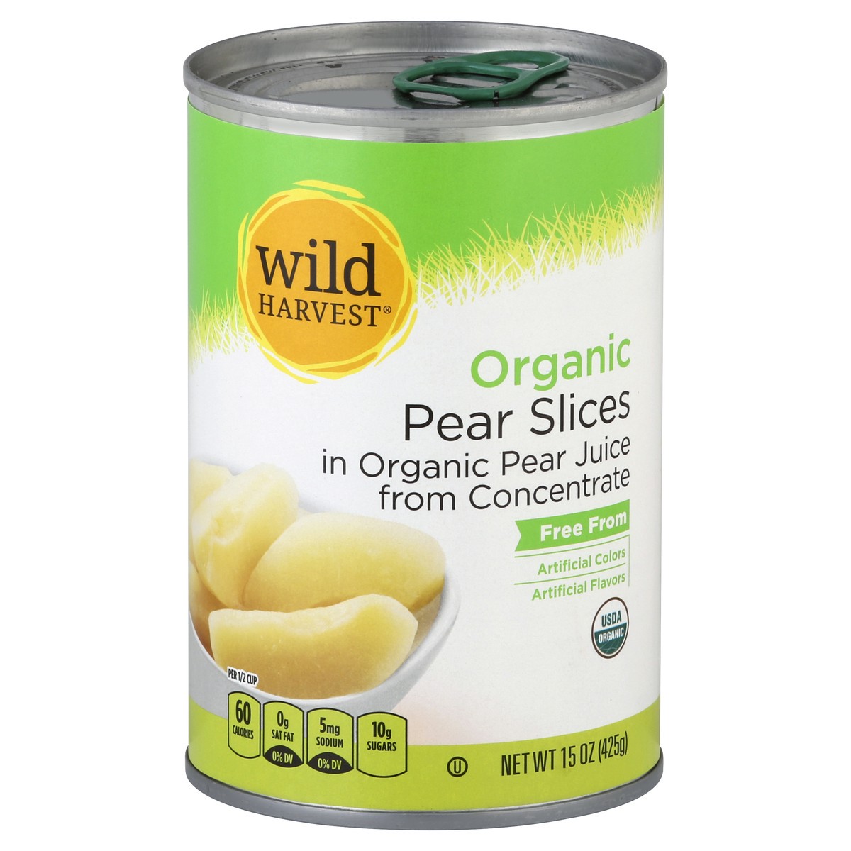 slide 6 of 7, Wild Harvest Organic Pear Slices In Juice, 15 oz