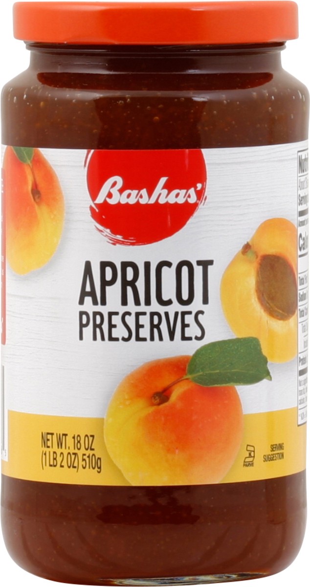 slide 13 of 14, Bashas Apricot Prsrvs, 18 oz