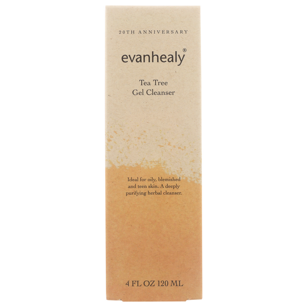 slide 1 of 1, evanhealy Tea Tree Gel Cleanser, 4 fl oz