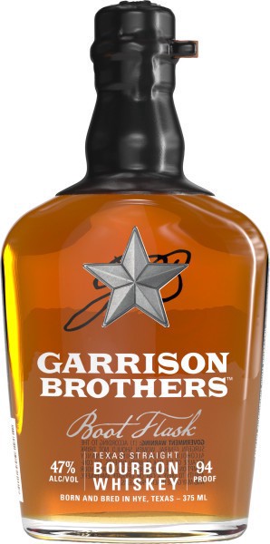 slide 1 of 1, Garrison Brothers Boot Flask Bourbon Whiskey, 375 ml