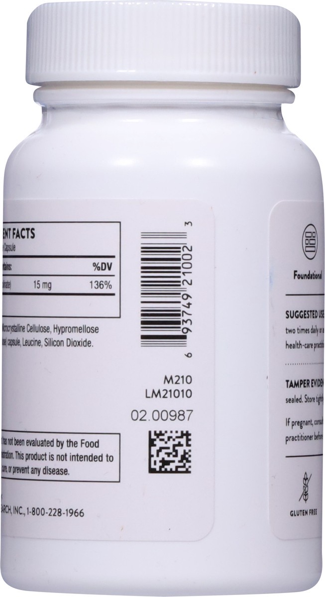 slide 7 of 9, Thorne Zinc Picolinate 15Mg, 60 ct