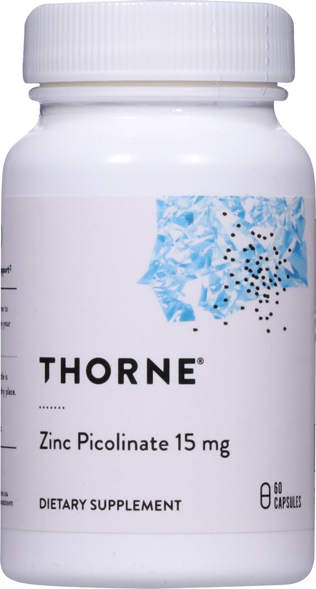 slide 2 of 9, Thorne Zinc Picolinate 15Mg, 60 ct