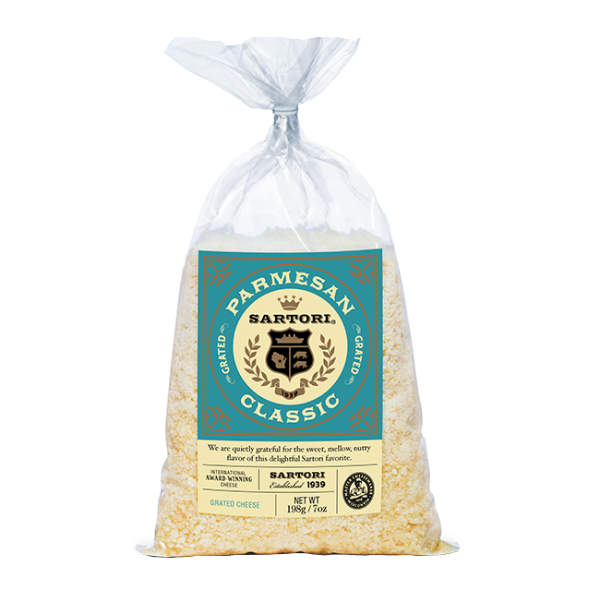 slide 1 of 4, Sartori Grated Cheese, Parmesan Classic - 7 oz, 7 oz