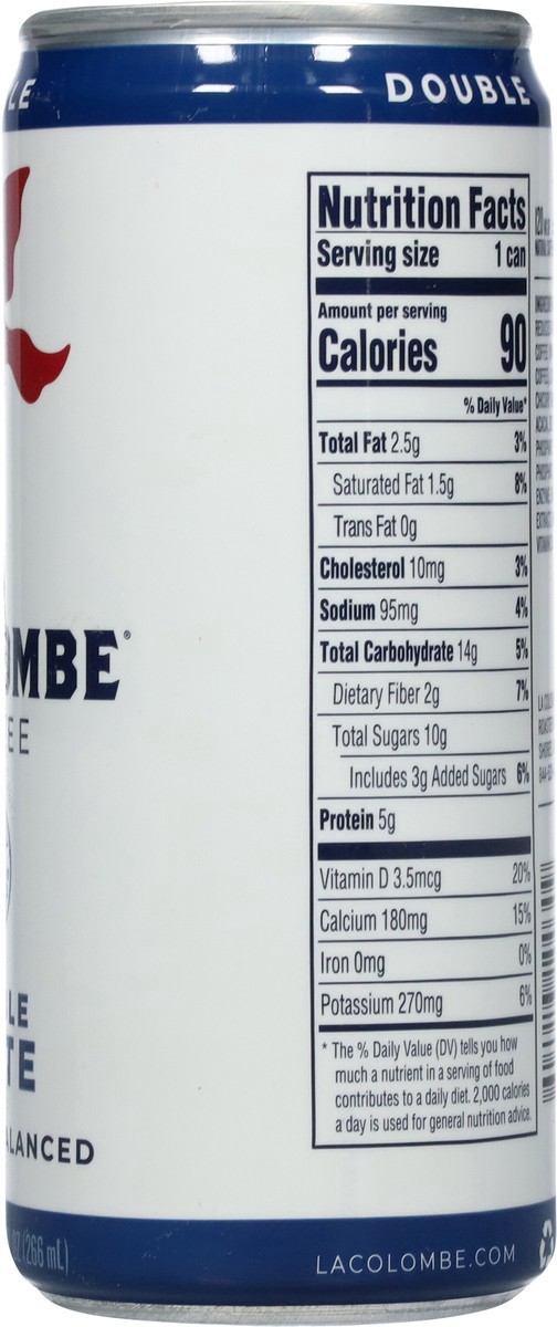 slide 2 of 9, La Colombe Double Draft Latte 9oz, 9 fl oz