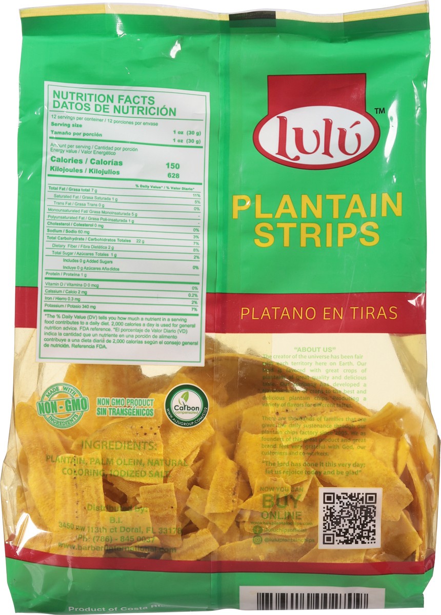 slide 6 of 11, Lulú Lightly Salted Plantains Strips 12.3 oz, 12.30 oz