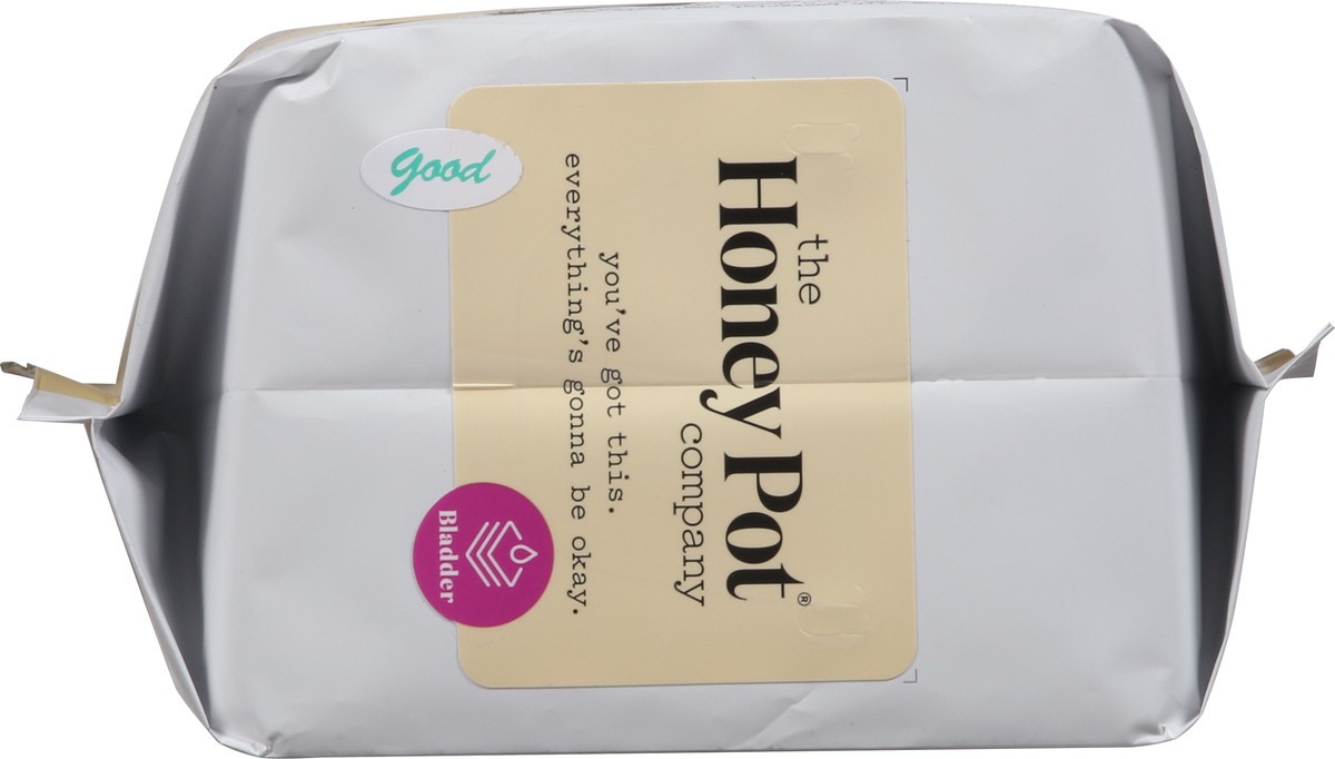 slide 3 of 9, The Honey Pot Company Organic Non-Herbal Incontinence Daytime Pads with Wings 16 ea, 16 ct
