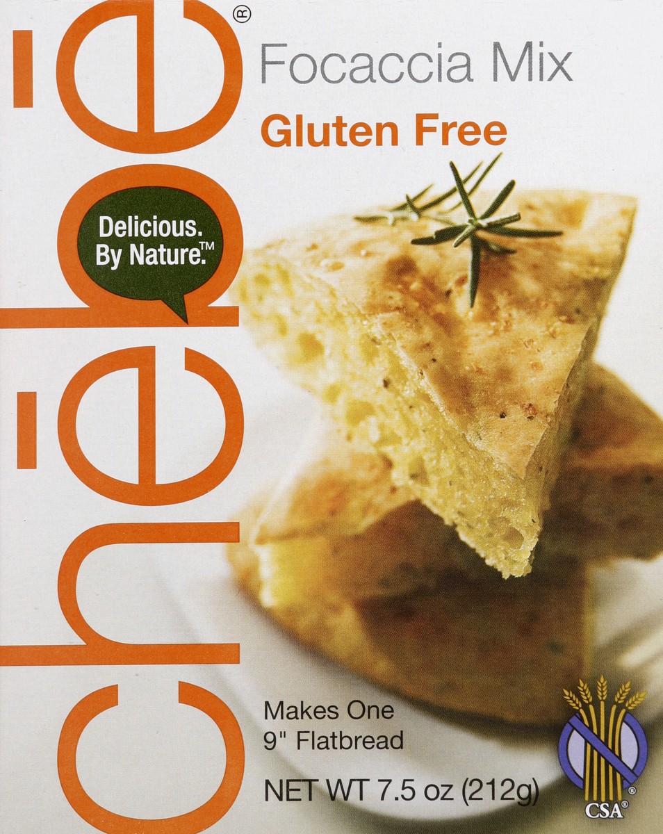 slide 4 of 4, Chebe Gluten Free Focaccia Mix, 7.5 oz