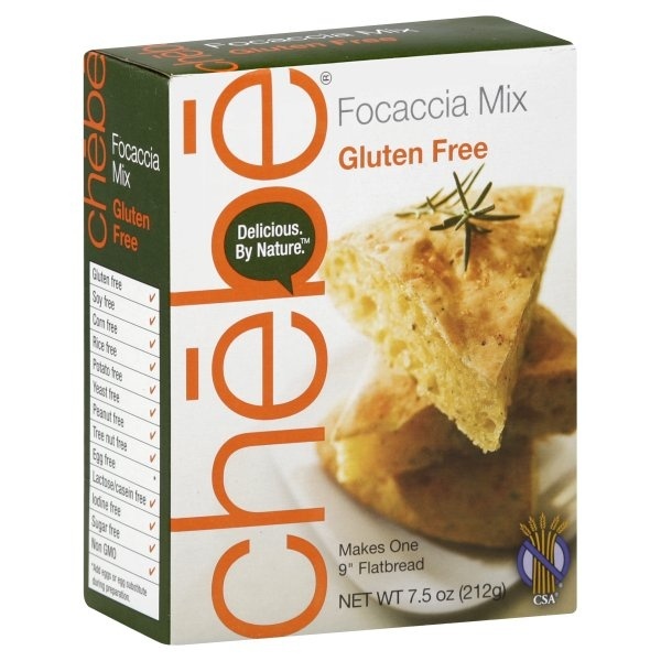 slide 1 of 4, Chebe Gluten Free Focaccia Mix, 7.5 oz