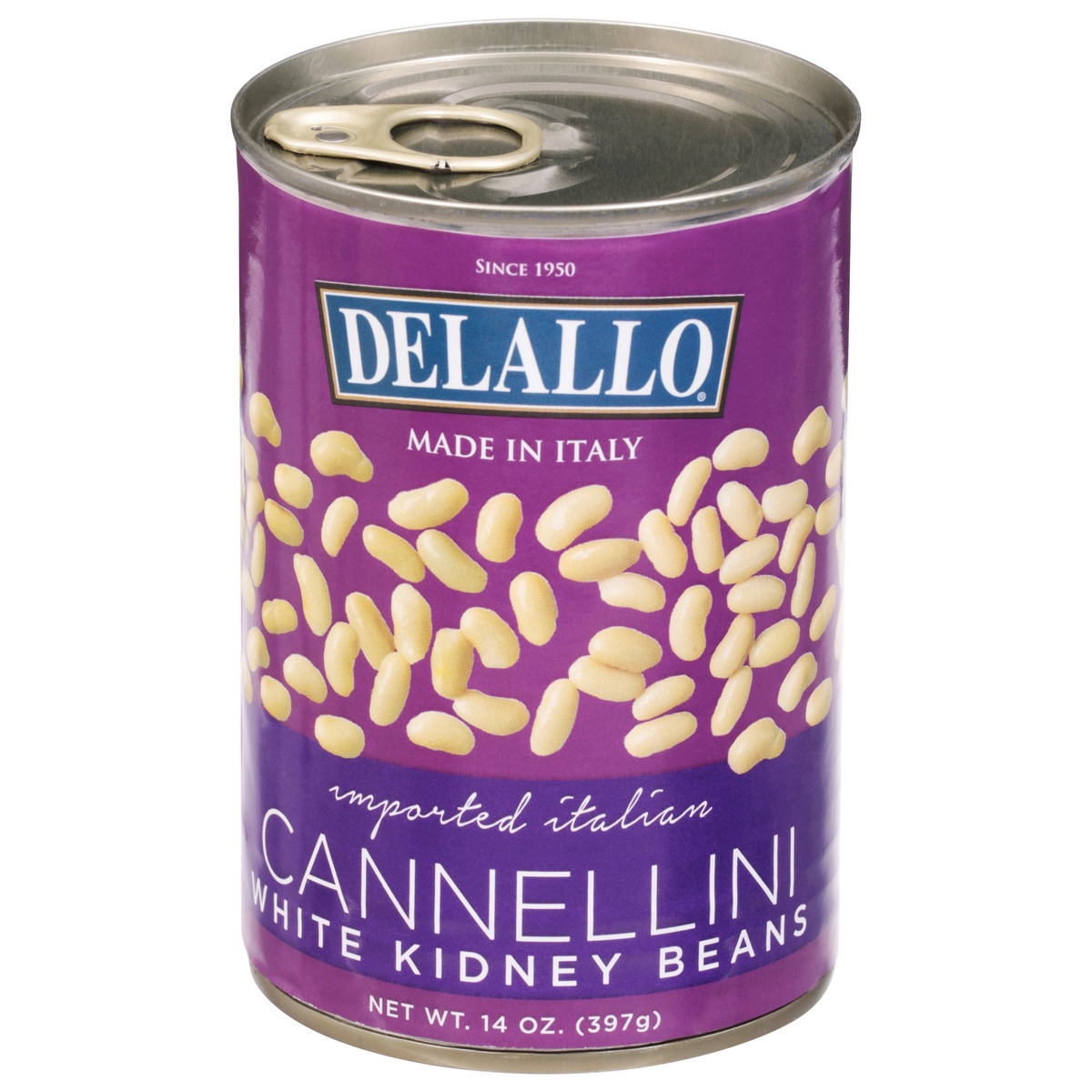 slide 1 of 1, DeLallo Imported Cannellini Beans, 14 oz