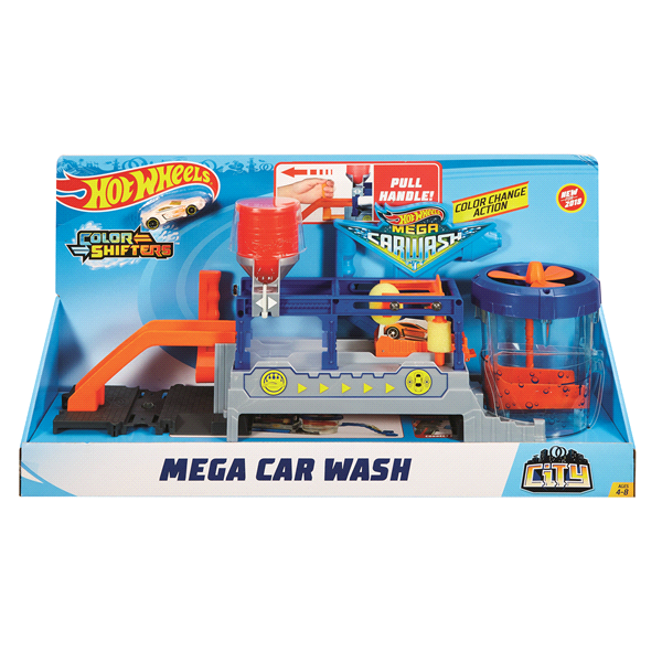 slide 1 of 2, Hot Wheels Mega Car Wash Play Set, 1 ct