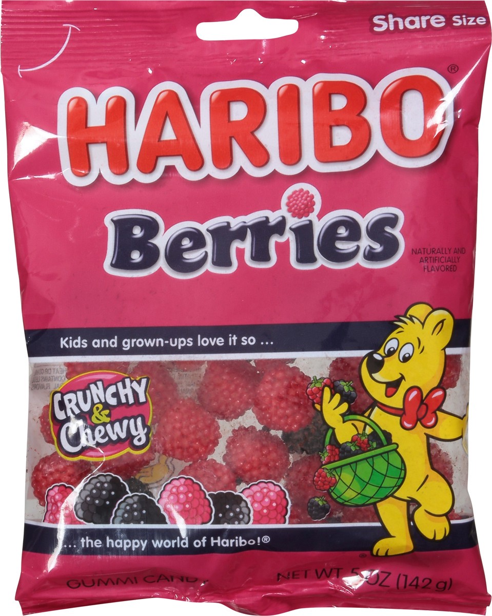 slide 6 of 9, Haribo Raspberries Gummi, 5 oz