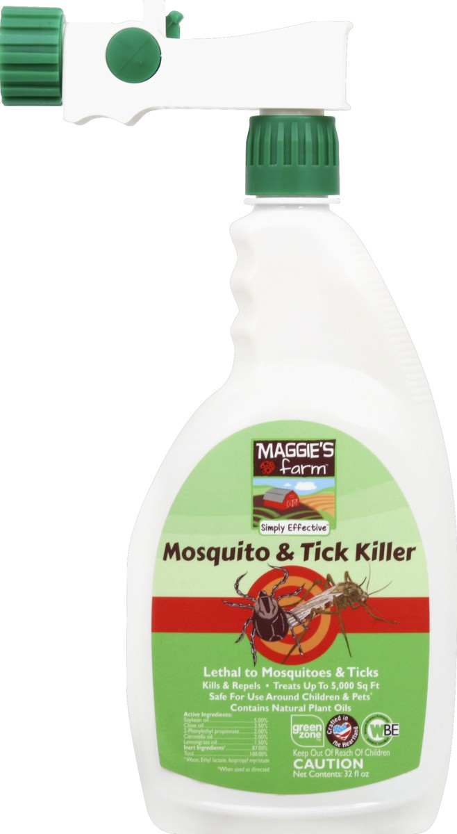 slide 1 of 3, Maggie's Farm Maggie's Mosquito Tick Killer, 32 fl oz