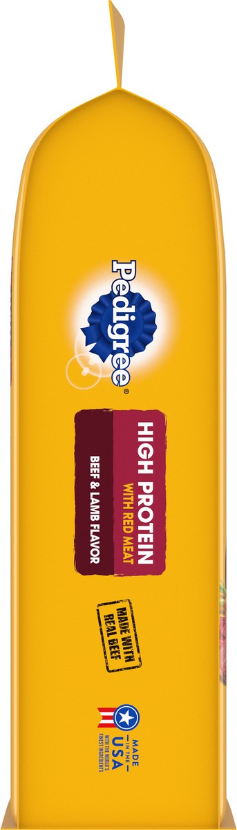 slide 5 of 9, Pedigree High Protein Beef and Lamb Flavor Adult Dry Dog Food, 3.5 lb