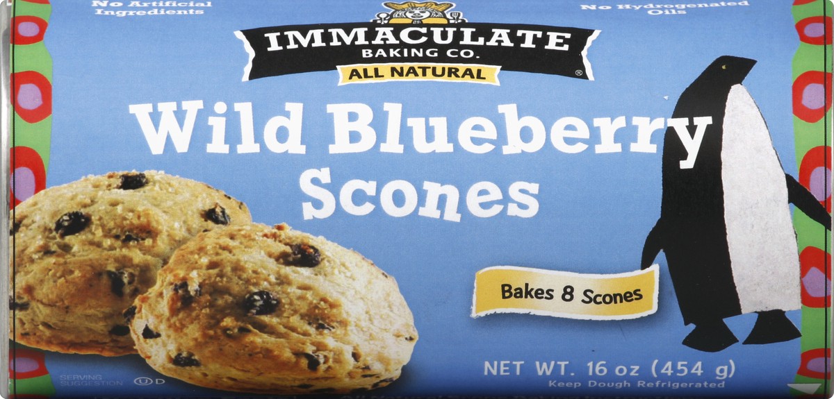 slide 3 of 3, Immaculate Scones, Wild Blueberry, 16 oz
