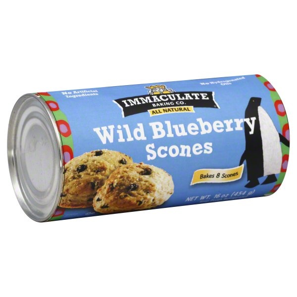 slide 1 of 3, Immaculate Scones, Wild Blueberry, 16 oz