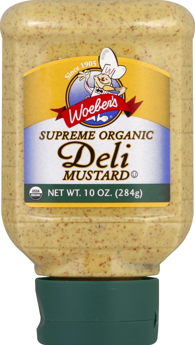 slide 2 of 2, Woeber's Simply Supreme Organic Deli Mustard, 10 oz