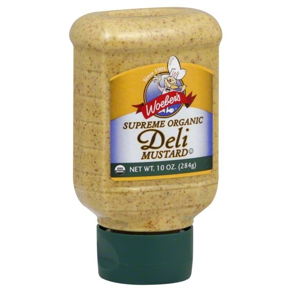 slide 1 of 2, Woeber's Simply Supreme Organic Deli Mustard, 10 oz