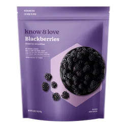 know & love Blackberries Frozen Fruit 16 Ounces