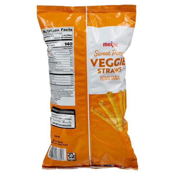 slide 8 of 9, Meijer Sweet Potato Veggie Straws, 6 oz