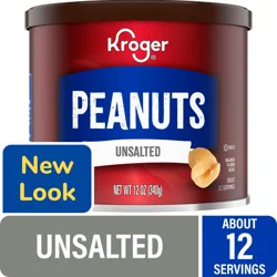 Kroger Unsalted Peanuts