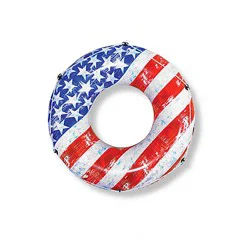 Inflatable American Flag Ring - EA